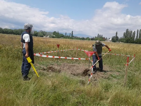 ANAMA cəbhəyanı rayonlarda partlamamış hərbi sursat aşkarlayıb