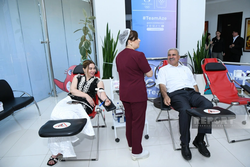 Milli Olimpiya Komitəsində qanvermə aksiyası təşkil olunub