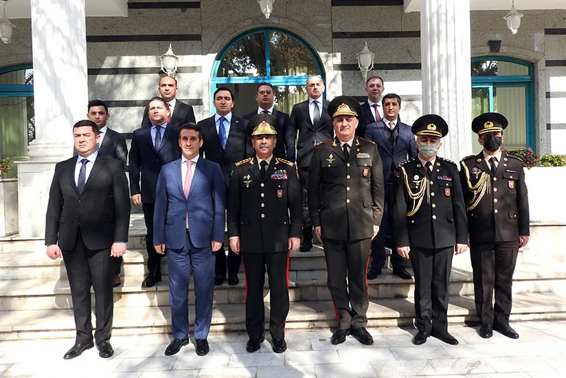 Закир Гасанов посетил посольство Азербайджана в Иране