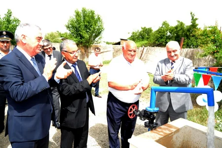 Füzuli rayonunda daha bir kəndə içməli su verilib