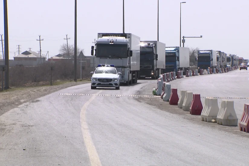 DİN: Karantin rejiminə baxmayaraq tranzit yük avtomobillərinin hərəkəti təmin edilir