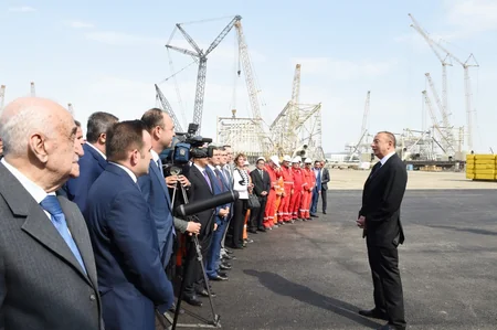 Prezident İlham Əliyev: “Bu gün Azərbaycan böyük qaz dövlətlərinin sıralarına daxil olur”