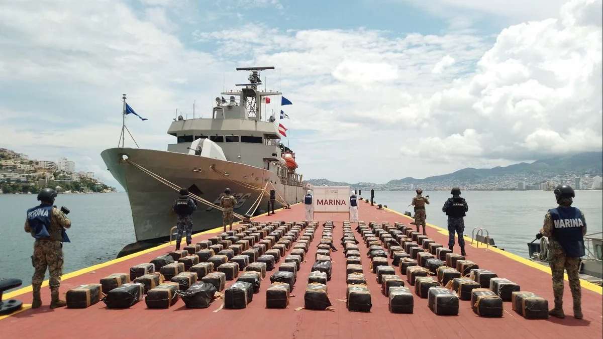 Mexico seizes 3.5 tons of cocaine in semisubmersible vessel