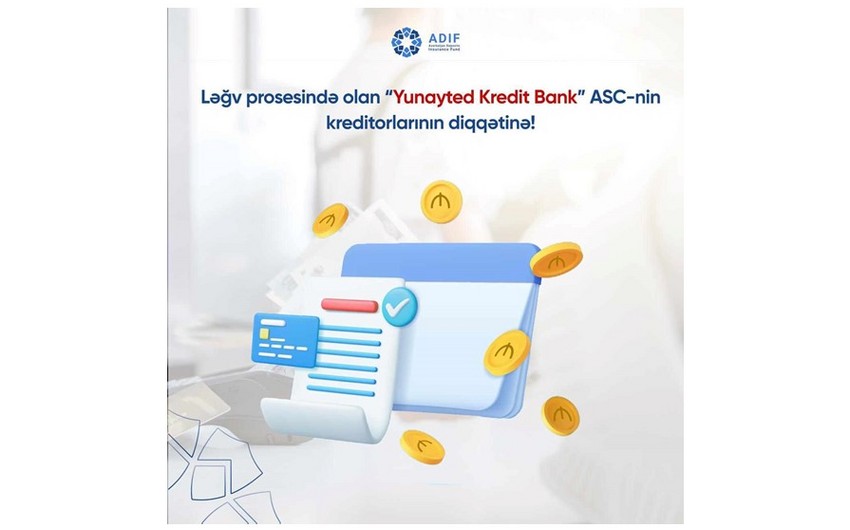 ƏSF “Yunayted Kredit Bank”ın kreditorlarına növbəti ödənişlərə başlayır 