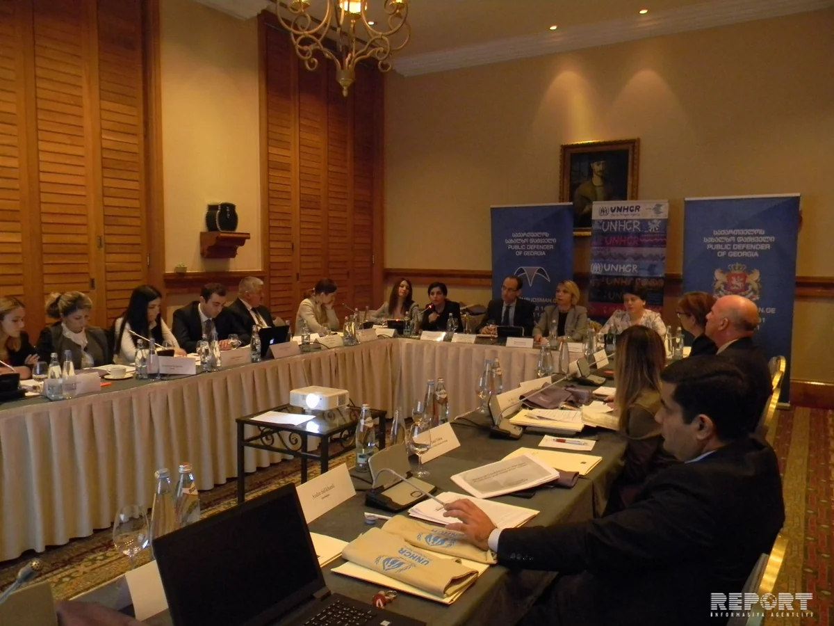 Cocuq Mərcanlıda aparılan bərpa işləri Tbilisidə regional konfransda təqdim olunub - FOTO
