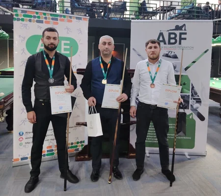 Bilyard üzrə Sumqayıt şəhər birinciliyinin qalibləri müəyyənləşib
