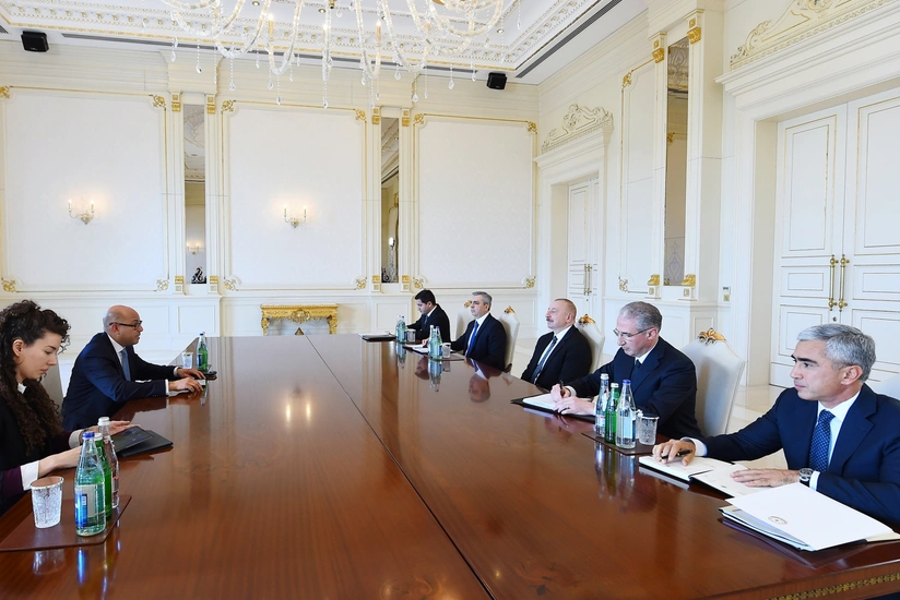 President Ilham Aliyev receives Executive Secretary of UN Framework Convention on Climate Change