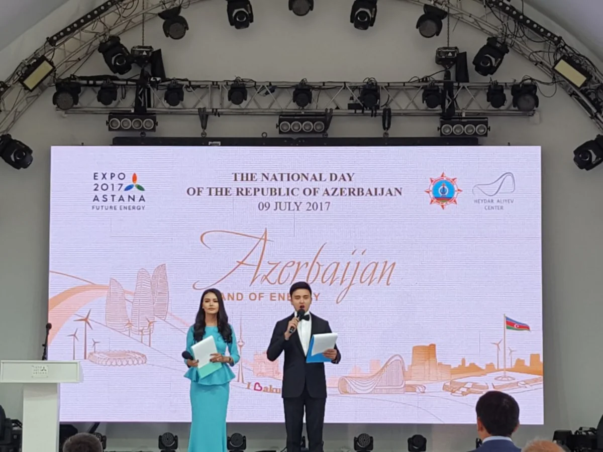 Astanada “EXPO 2017 - Gələcəyin enerjisi” Beynəlxalq  sərgisindəki Azərbaycan pavilyonunda Milli Gün təşkil olunub