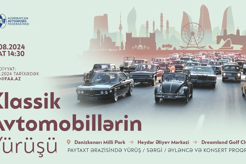 Klassik avtomobillərin yürüşünə qeydiyyat başlayır
