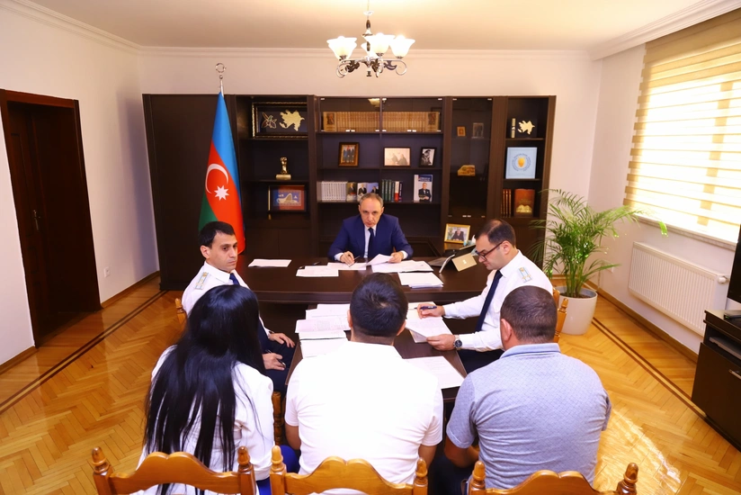 Baş prokuror Şəkidə vətəndaşları qəbul edib