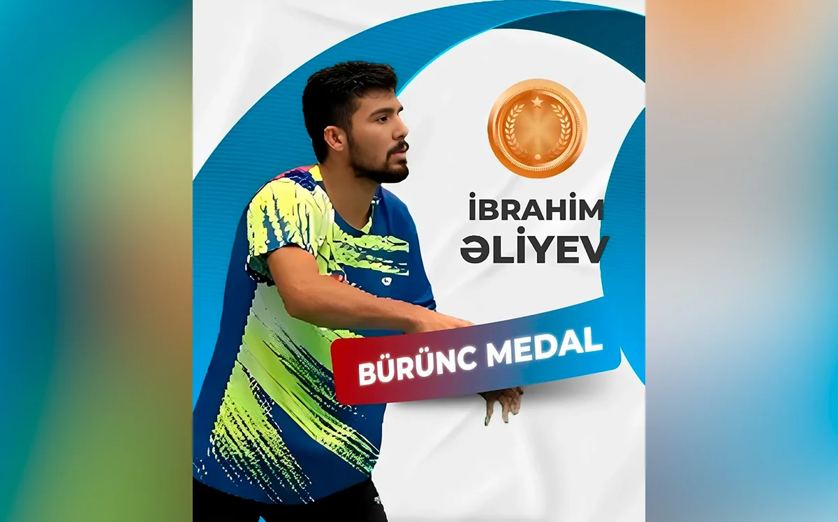 Azərbaycan parabadmintonçusu beynəlxalq turnirdə bürünc medal qazanıb 