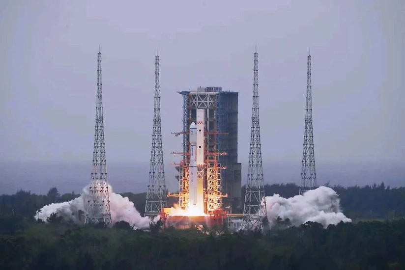 China launches signal relay satellite for mission to moon's hidden side