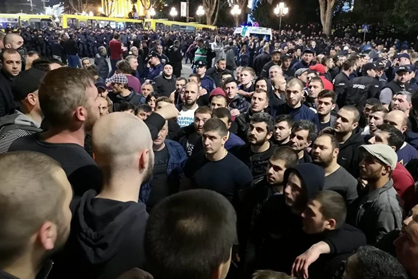 Участники акции в Тбилиси начали расходиться по домам
