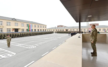 Prezident XTQ-nin hərbi hissəsində olub - YENİLƏNİB-2