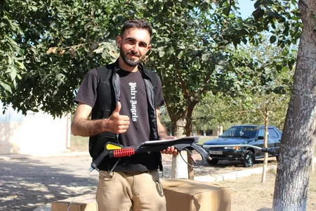 Bir qrup müharibə veteranına seçdikləri biznes istiqamətlər üzrə mal və materiallar təqdim edilib