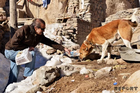 People living in rocky place