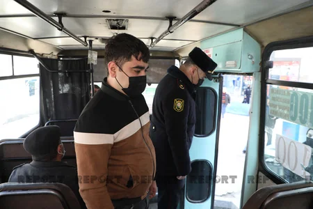 DİN: “Vətəndaşlar polis görəndə tibbi maskadan düzgün istifadə edirlər”