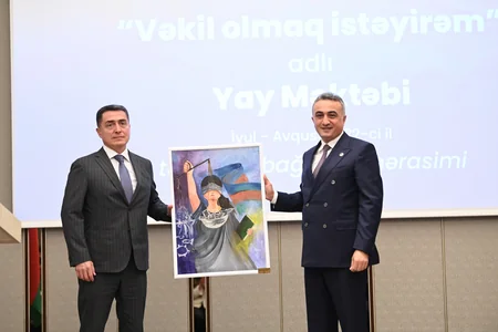 Vəkil olmaq istəyirəm adlı yay məktəbinin bağlanış mərasimi keçirilib