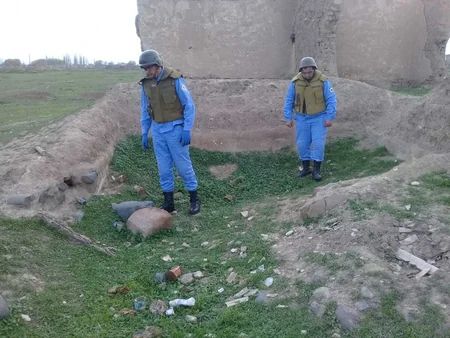 Tərtərdə əl qumbarası tapılıb