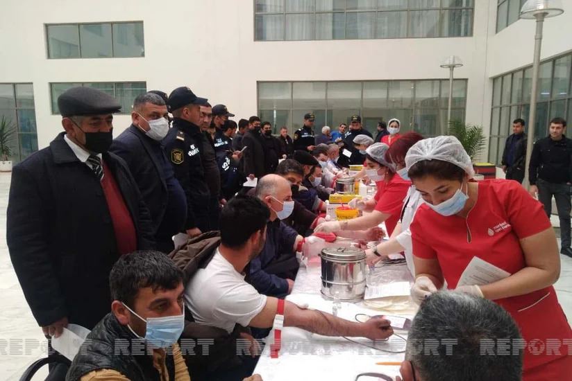 Cəlilabad rayonunda qanvermə aksiyası keçirilib