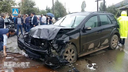 Lənkəranda avtomobil qəzası baş verib, 7 nəfər xəsarət alıb - FOTO