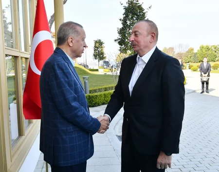 President Ilham Aliyev meets President of Türkiye Recep Tayyip Erdogan in Istanbul
