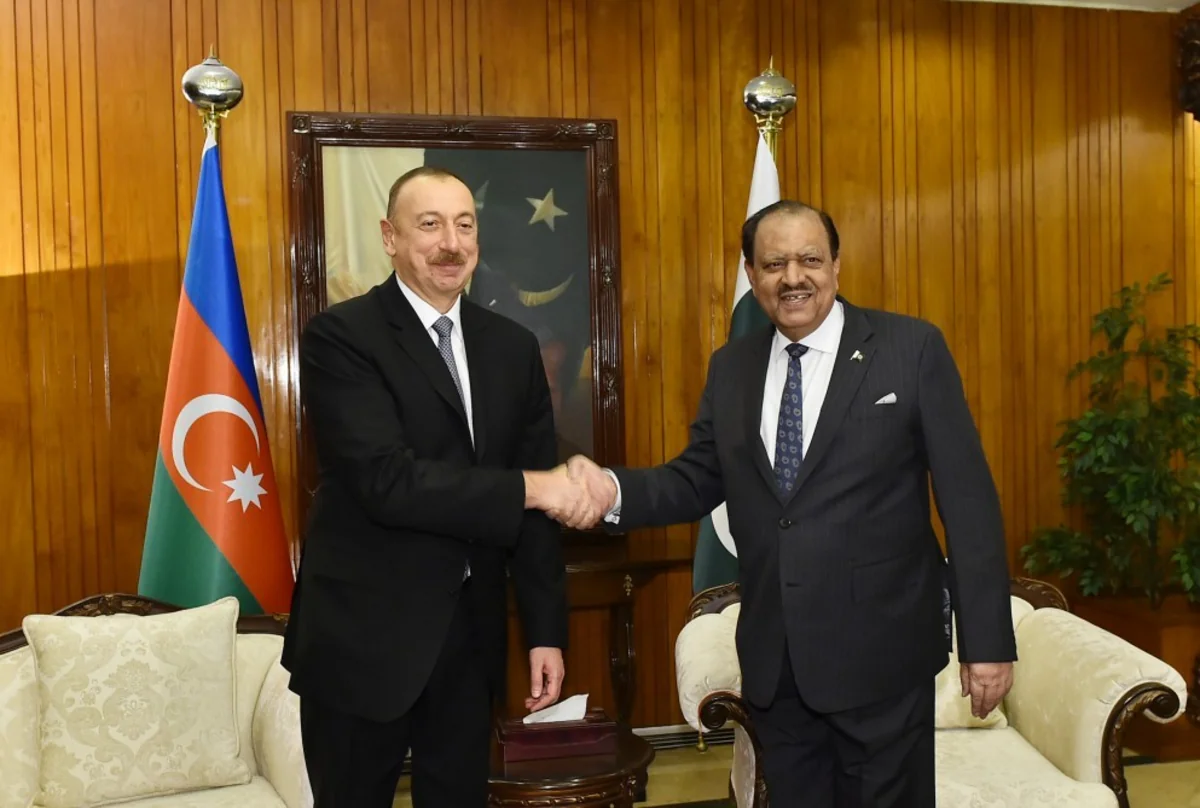 Pakistan prezidenti: Azərbaycanla siyasi və müdafiə sahələrində əməkdaşlığı genişləndirməyə tərəfdarıq