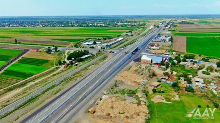 Bərdə-Ağdam avtomobil yolunun tikintisi işlərinin 88 %-i icra olunub