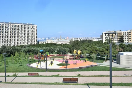 President, First Lady attend opening of new park in Baku