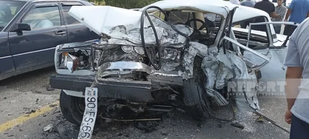 Mingəçevir-Bəhrəmtəpə yolunda qəza olub, 1 nəfər ölüb, 6 nəfər yaralanıb - YENİLƏNİB