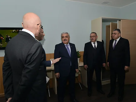 AFFA-nın prezidenti Bayıl Məşq Mərkəzinin açılışında iştirak edib