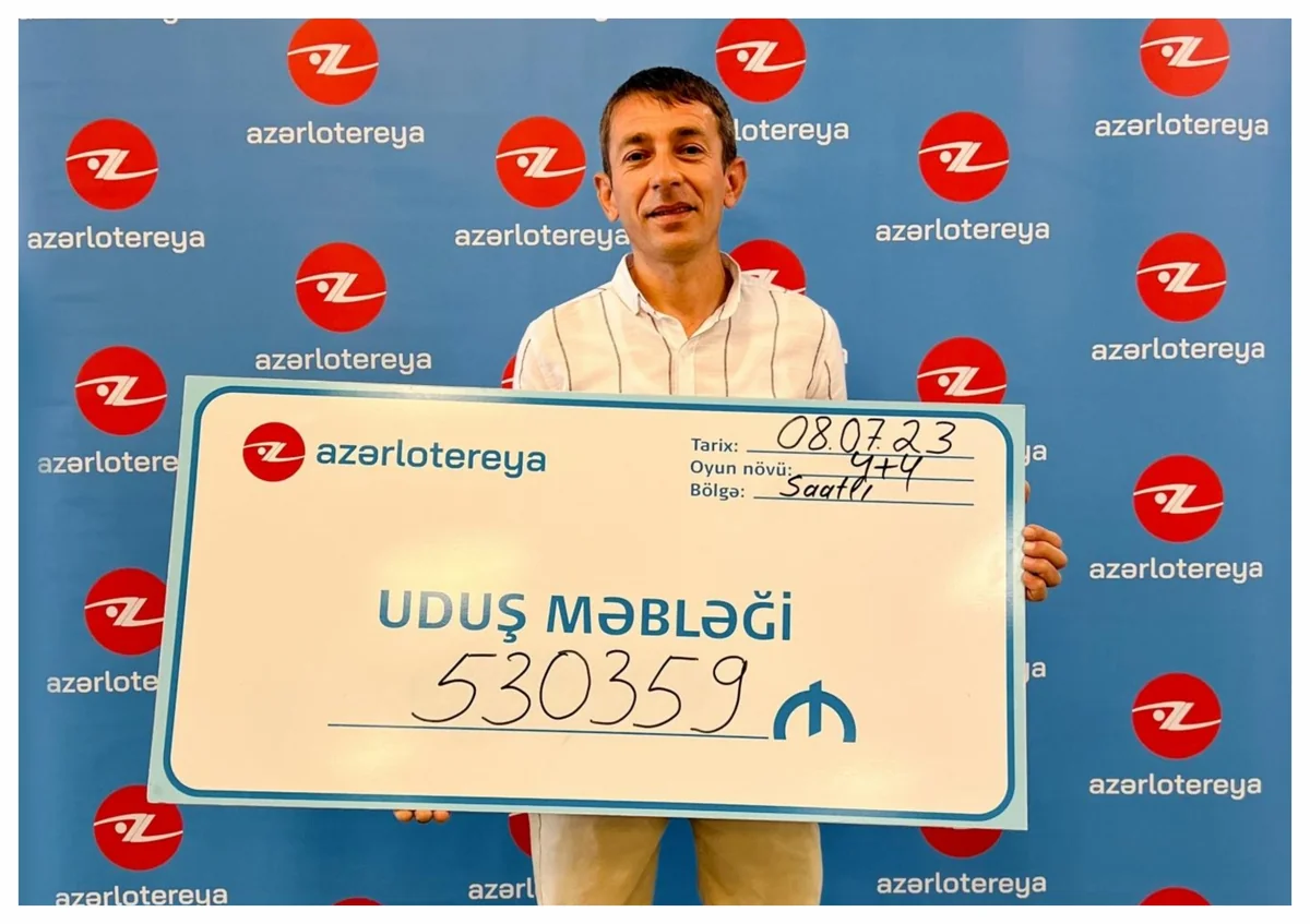 Lotereyada yarım milyon manat qazanmış şəxsin kimliyi bəlli oldu