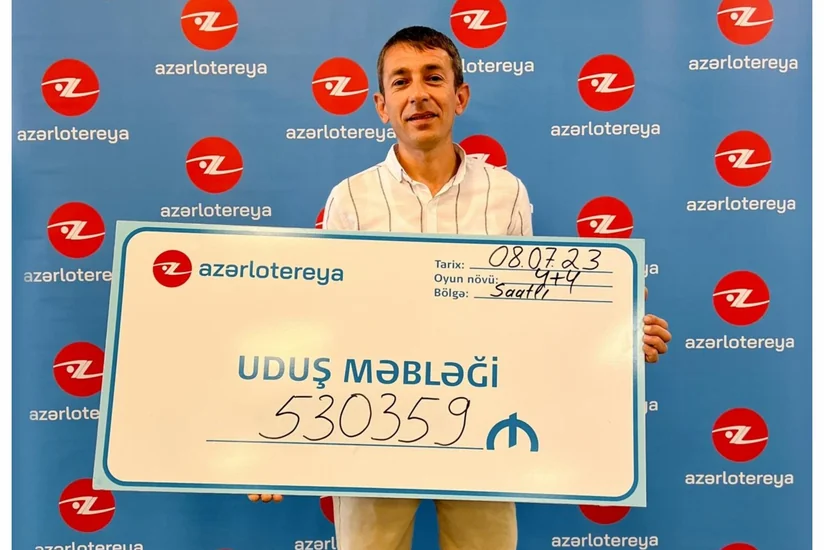 Lotereyada yarım milyon manat qazanmış şəxsin kimliyi bəlli oldu