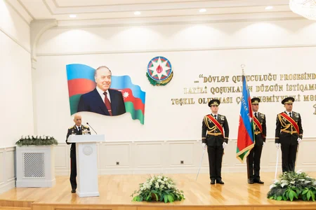 Daxili Qoşunların yaranmasının növbəti ildönümü münasibəti ilə tədbir keçirilib