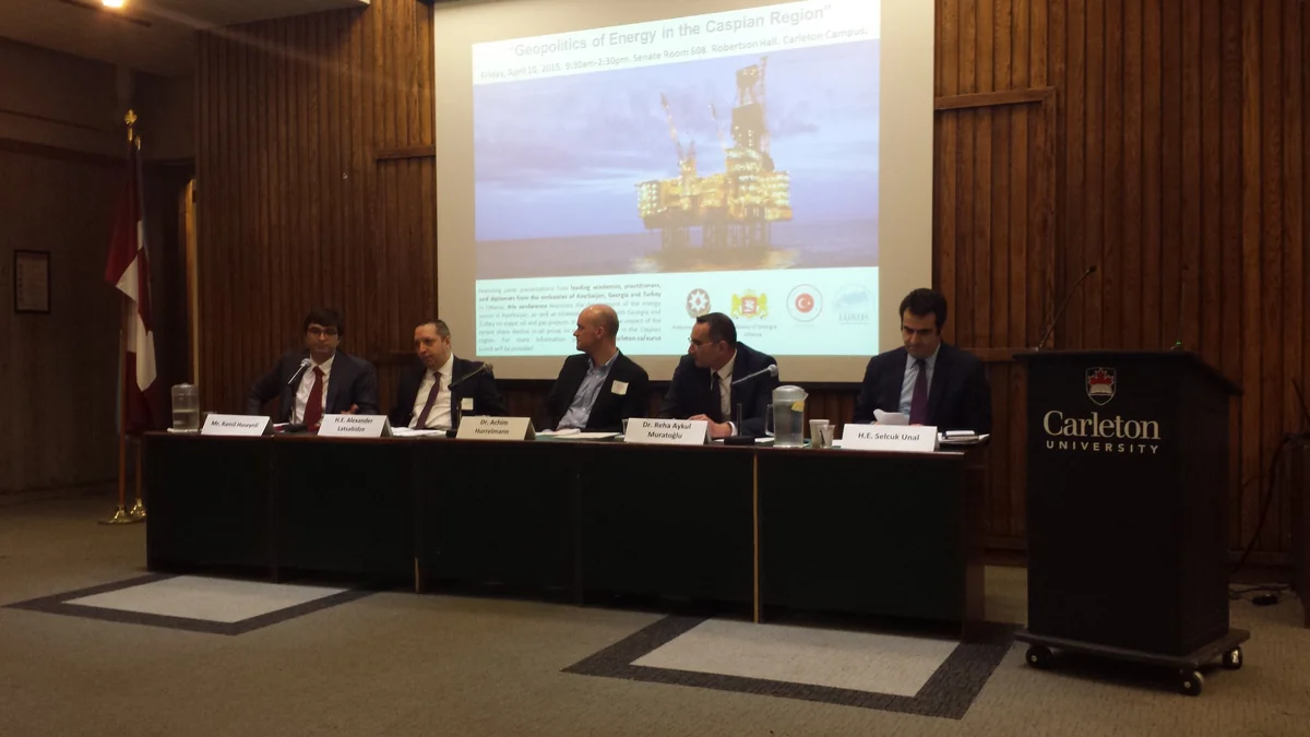 ​Kanadada “Xəzər hövzəsi regionunda enerji geosiyasəti” adlı konfrans keçirilib