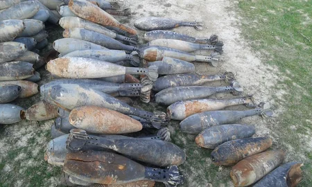 Xızıda 300 ədəd partlamamış hərbi sursat tapılıb