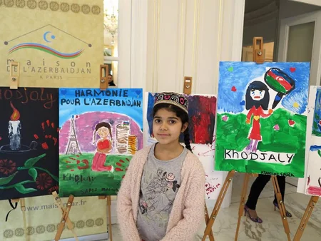 Xocalı qurbanları Parisdə yad edilib