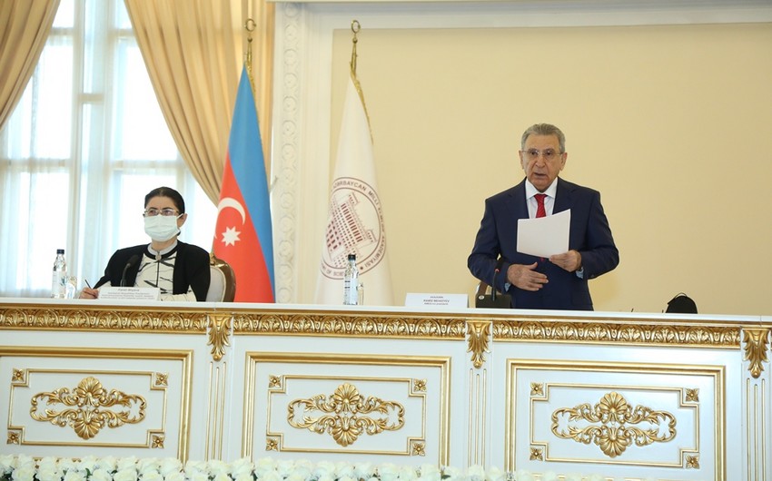 AMEA-nın Ümumi Yığıncağı keçirilib, Ramiz Mehdiyevin istefası qəbul olunub