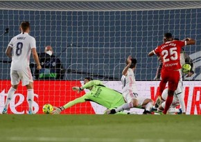 Real Madrid Sevilyaya məğlubiyyətdən qurtuldu