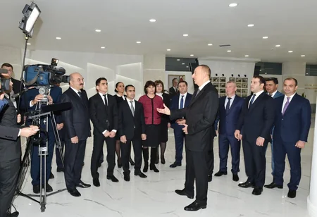 Prezident Abşeron Olimpiya İdman Kompleksinin açılışında iştirak edib