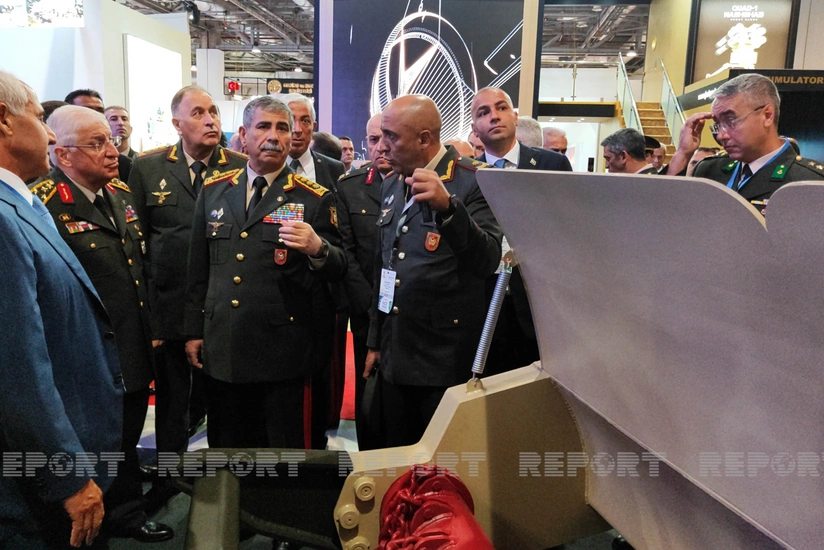 “ADEX” sərgisində Azərbaycanda hazırlanmış mina aşkarlayan robot nümayiş olunub