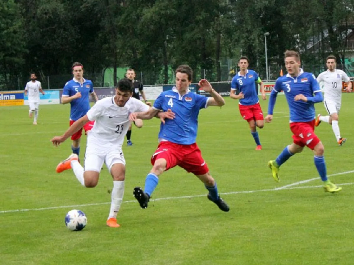 Azerbaijan's U-21 football team loses to Liechtenstein - VIDEO