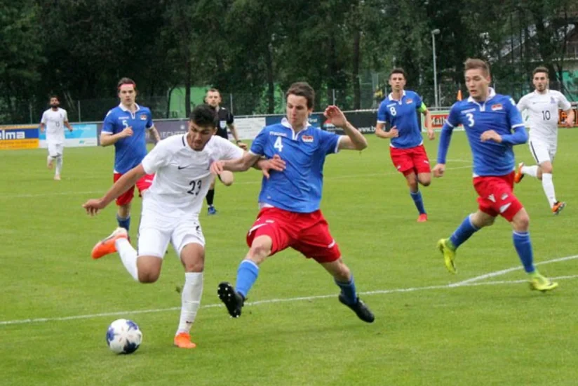 Azerbaijan's U-21 football team loses to Liechtenstein - VIDEO