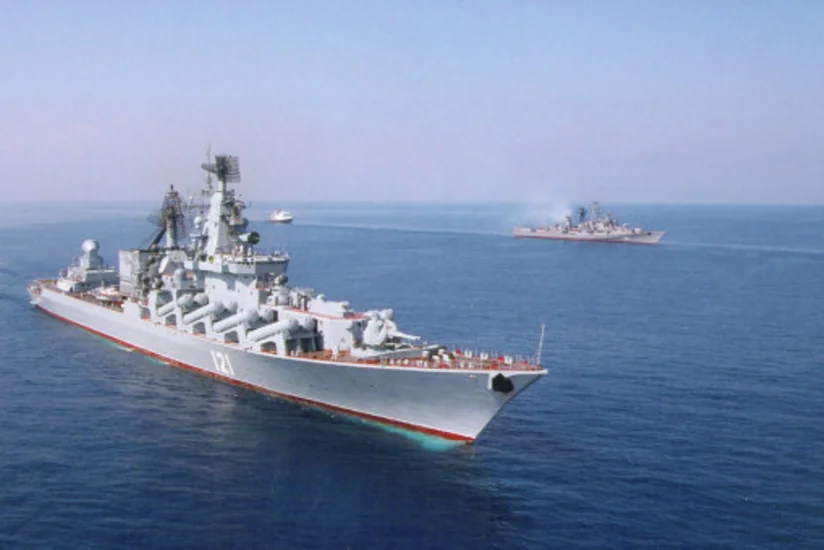 Российские корабли вышли на учения в Черное и Каспийское моря