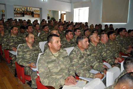 Meeting held in military unit deployed in Azerbaijan's liberated areas