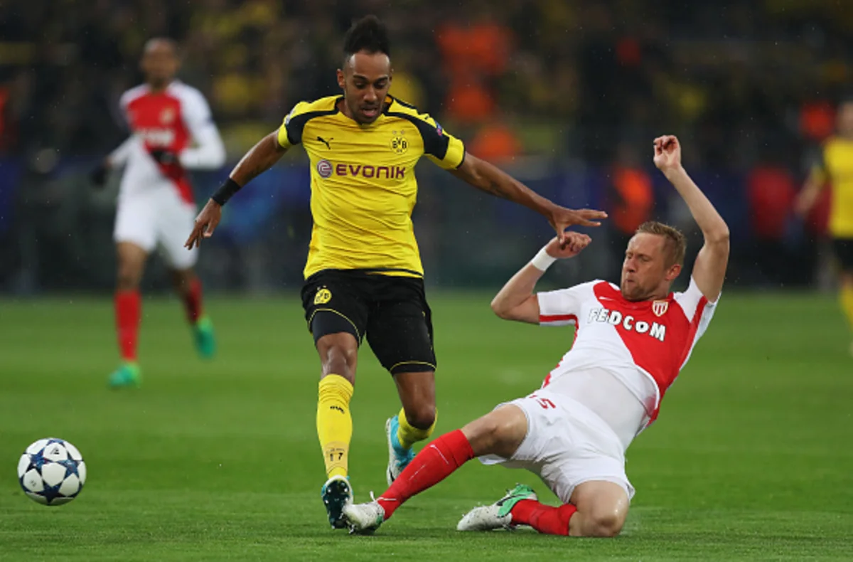 Дубль Мбаппе помог Монако обыграть Боруссию в первом матче 1/4 финала ЛЧ - ВИДЕО