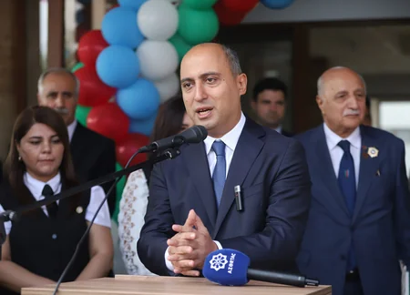 Xankəndidə təhsil alacaq ilk şagirdlər üçün tədbir keçirilib - VİDEO