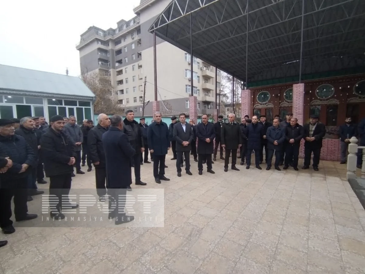 Göyçayda şəhidlərin xatirəsinə inşa edilən bulaq kompleksinin açılışı olub
