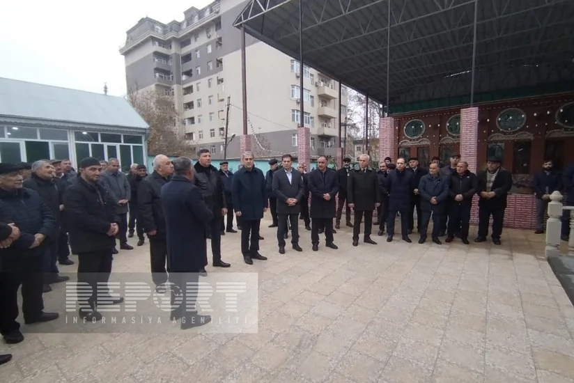 Göyçayda şəhidlərin xatirəsinə inşa edilən bulaq kompleksinin açılışı olub