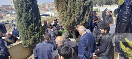 Ukraynada vəfat edən jurnalist İdrak Camalbəyli dəfn olunub